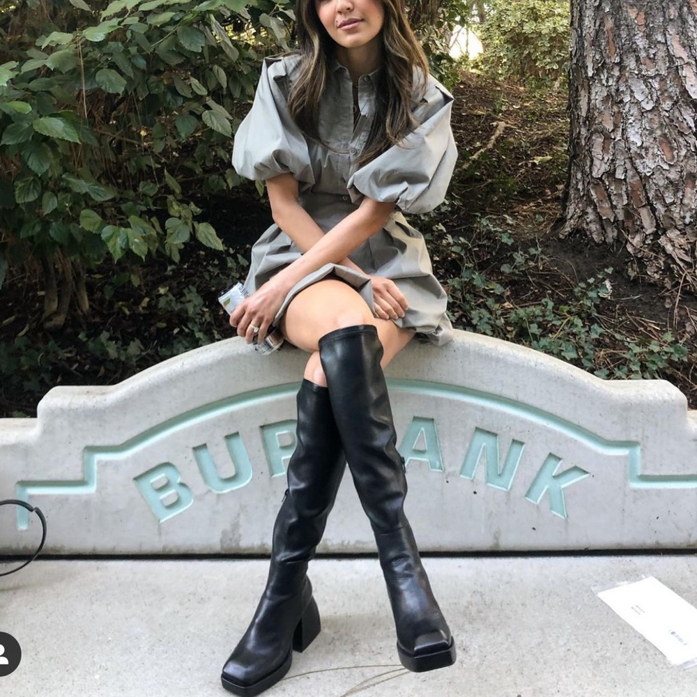 Jeffrey Campbell Black Over the Knee Boots